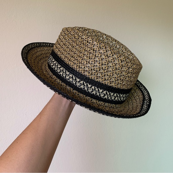 Eric Javits Woven Fedora Hat Beige UPF 50+ - Picture 5 of 11